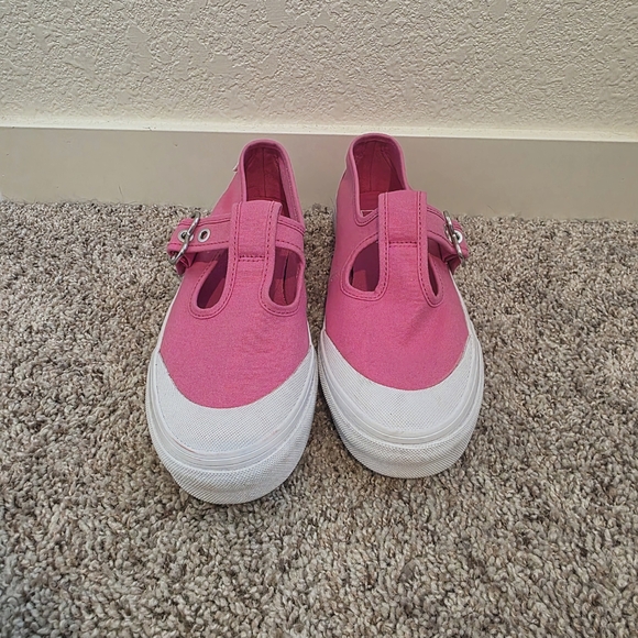 Vans Pink Mary Jane With Heart Buckle - Picture 5 of 10